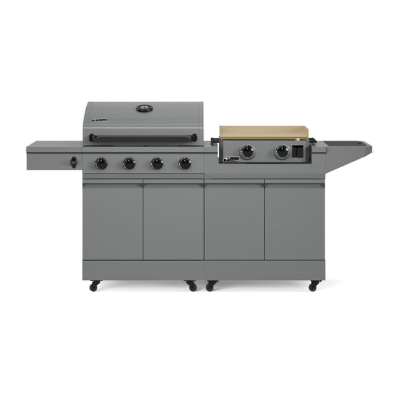 TYTUS Modular Duo with 4-Burner Gas Grill and 2-Burner Gas Griddle