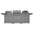 thumbnail image 1 of TYTUS Modular Grilling Collection 4-Burner Gas Grill, Pellet Smoker with Cart and Pizza Oven with Cart, 1 of 24