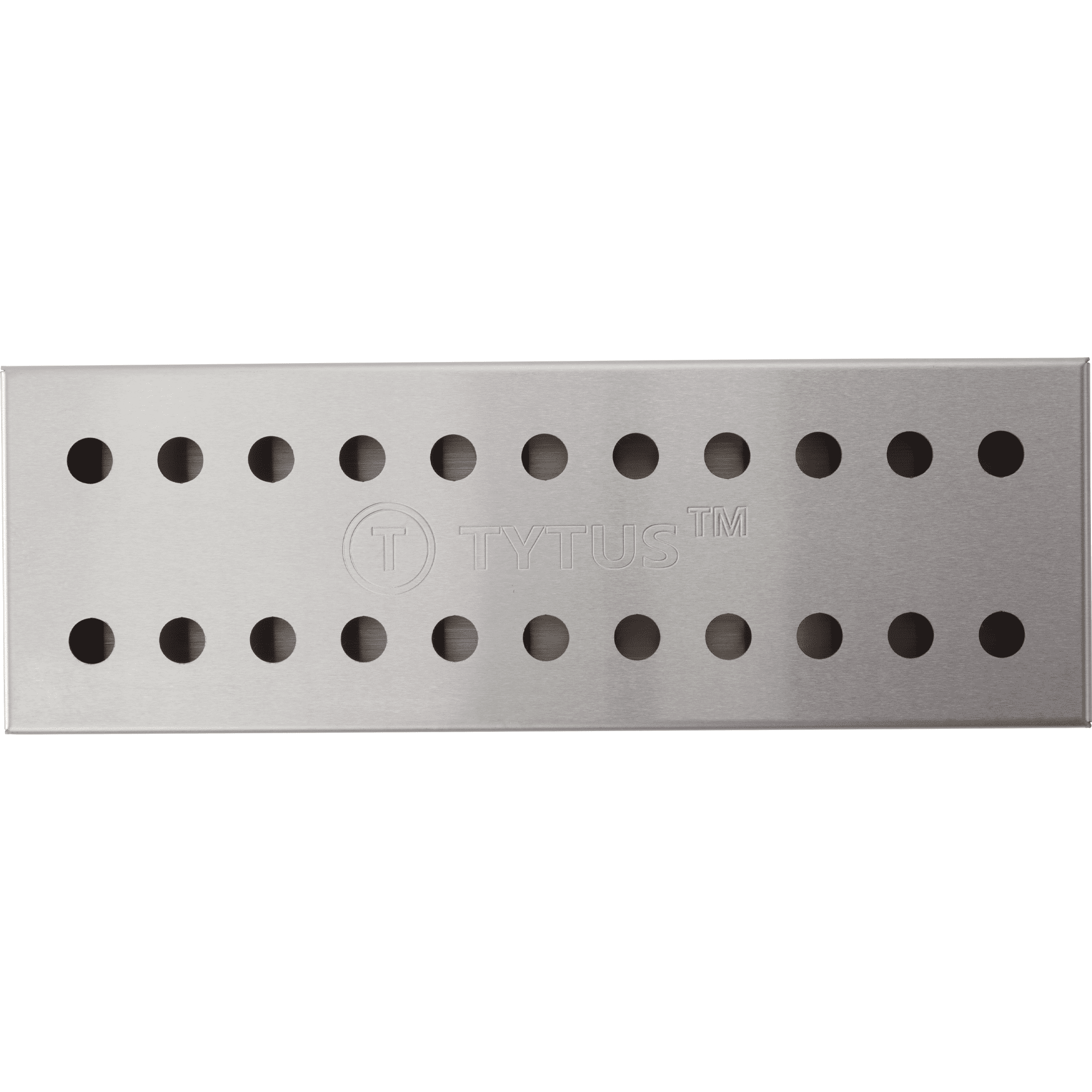 TYTUS Silver Stainless Steel Smoker Box for Grills