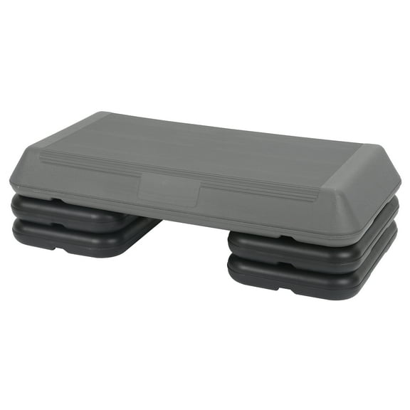 TYUIOP Exercise Aerobic Step Platform, Adjustable Fitness Stepper, with 4 Removable Risers for Home Gym Cardio Strength and Training 28 Inch