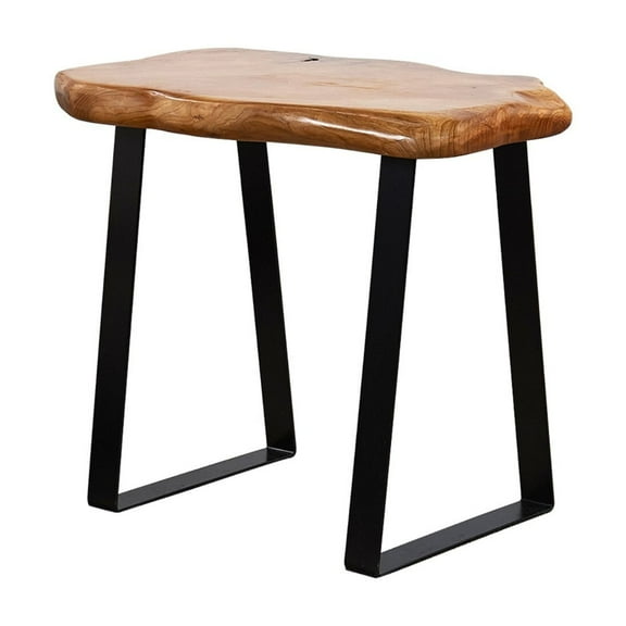TYUIOP Natural Live Edge Cedar Wood Entryway Bench 20x12x17.4 Rustic End Table Living Room Accent Solid Coffee Side Table Bedroom Vintage Outdoor Garden Stand Foot Stool.