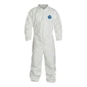 TYVEK  400, COVERALL, ZIPPER FRONT, ELASTIC WRIST AND ANKLE, STORMFLAP