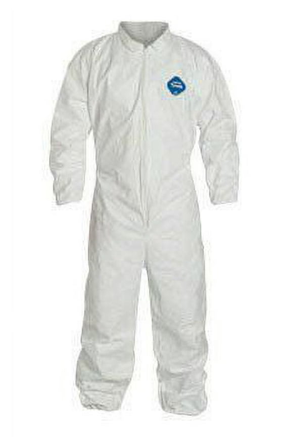 TYVEK 400, COVERALL, ZIPPER FRONT, ELASTIC WRIST AND ANKLE, STORMFLAP