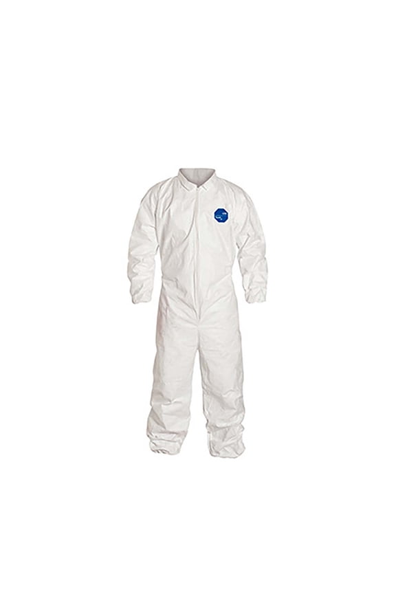 TYVEK® 400, COVERALL, ZIPPER FRONT, ELASTIC WRIST AND ANKLE, STORMFLAP