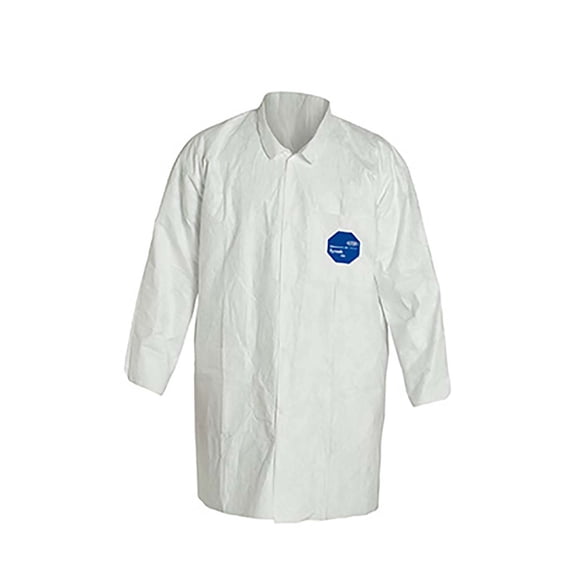TYVEK 400, LAB COAT, SNAP FRONT (5), 2 POCKETS