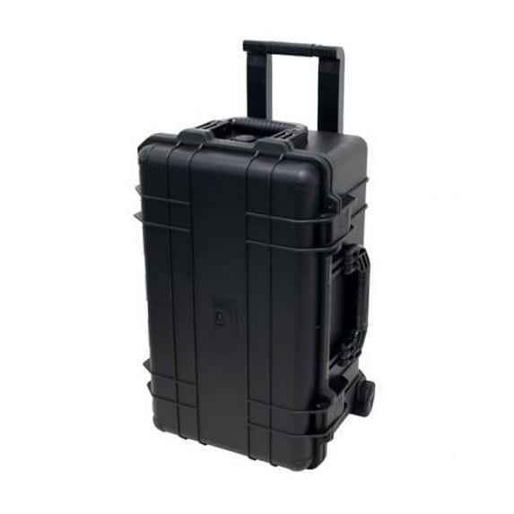 TZ Case CB-026 B Cape Buffalo Wheeled Water Resistant Utility Case, Black - 11.5 x 14 x 22 in.