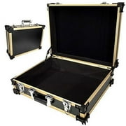 TZ Case STK-216 GBD Stackable Storage& Utility Case Gold Black Dot