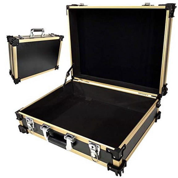 TZ Case STK-218 GBD Stackable Storage & UtilityCase Gold Black Dot