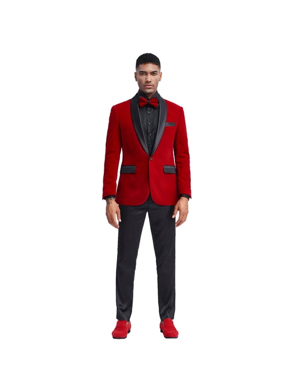 Men's Premium Red Suit & Tuxedo Prom Blazer Jacket