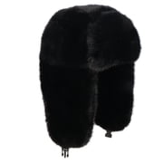TZ Promise Men Women Winter Fuzzy Fluffy Solid Trapper Hats Windproof Russian Ushanka Warm Ear Flaps Cold Weather