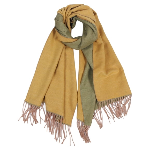 TZ Promise Womens Travel Scarf Warm Two-Tone Reversible Shawls and Wraps for Winter