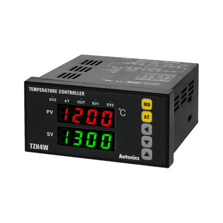 TZN4W-T4R Autonics PID Temp Control, W96xH48mm, Digital, Relay Output, 1 Alarm Output, RS485, 100-240VAC