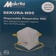 thumbnail image 1 of TZSJ-425 - FACE MASK RESPIRATOR N95 95% EFFICIENT DISPOSABLE, 1 of 2