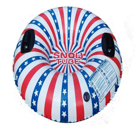 TZYUDK B Snow Tube For Winter Fun Inflatable 37 Inch Heavy Duty Snow Sleds Pvc