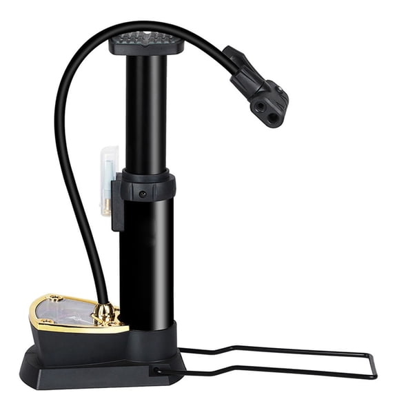 TZYUDK Bicycle Gas Pump With Pressure Gauge Bicycle Foot Pump With Pressure Gauge High-Pressure Portable Bike Pump Basketball Bike Pump Affordable Useful Plastic