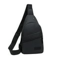 thumbnail image 1 of TZYUDK Multifunctional Uncomplicated Chest Bag Suitable For Outdoor Travel Messenger Bag Commut Backpack Mini Mobile Phone Bag Affordable Useful Black, 1 of 6