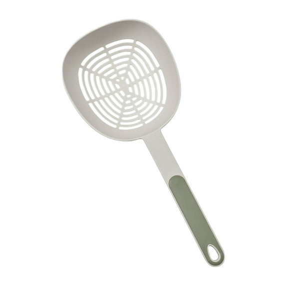 TZYUDK Drainer Large Strainer High Temperature Not Hurt Pot Rectangular Strainer Frying Mesh Spoon Easy To Clean Suitable For Kitchen Restaurant Green Plastic
