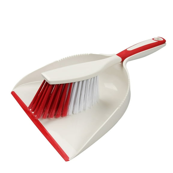 TZYUDK Dustpan And Brush Set Handheld Dustpan And Brush Comfortable Grip Brush And Dustpan For Sofa Tabletop Bedroom Tent Cleaning Red Pp