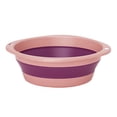 thumbnail image 1 of TZYUDK Pink Collapsibles Wash Basin - Folding Dishs Pans For Kitchen Sink - Camping Portable Dishs Basin - Bbq Preparation Bucket - Laundry Basin - Foot Bath Bucket Affordable Useful Plastic, 1 of 6