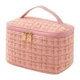 thumbnail image 1 of TZYUDK Pink Large Capacity Makeup Bag Travel Portable High Beauty Small Bag Cosmetic Storage Bag Portable Wash Bag Affordable Useful Cloth, 1 of 5