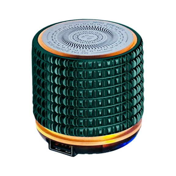 TZYUDK Portable Bluetooth Speaker HD Sound Metal Body Big Volume Wireless Mini for Home Party Outdoor Travel Metal
