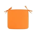 thumbnail image 1 of TZYUDK Thickened Dining Chair Cushion with Straps Non Slip Seat Pad Comfort Foam Office Home Decor Summer Breathable Cover Orange Polyester, 1 of 4