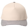 thumbnail image 1 of TZZQ Blank Trucker Hat for Men Women Two Tone Plaid Brim Baseball Cap Adjustable Curved Bill Trucker Hat Vintage Lightweight Visor Dad Hat for Women Men Outdoor Sun Hat Black One Size, 1 of 3