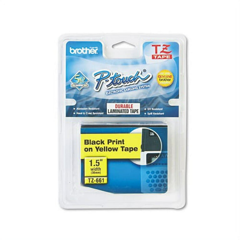 TZe Standard Adhesive Laminated Labeling Tape, 1.4 TZe Standard Adhesive Laminated Labeling Tape, 1.4