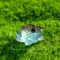 thumbnail image 1 of TaTaai 1Pcs Frog Micro Tiny Dollhouse Figurines Hand Painted Animals Collectible Small Gift Home Garden Decor, 1 of 6