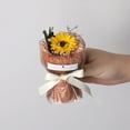 thumbnail image 1 of TaTaai 1Pcs Mini Flower Bouquet Exquisite Rose Bouquet Small Artificial Flowers Bouquet for Birthday Christmas Valentine's Day Wedding Party Gift Decoration, 1 of 5