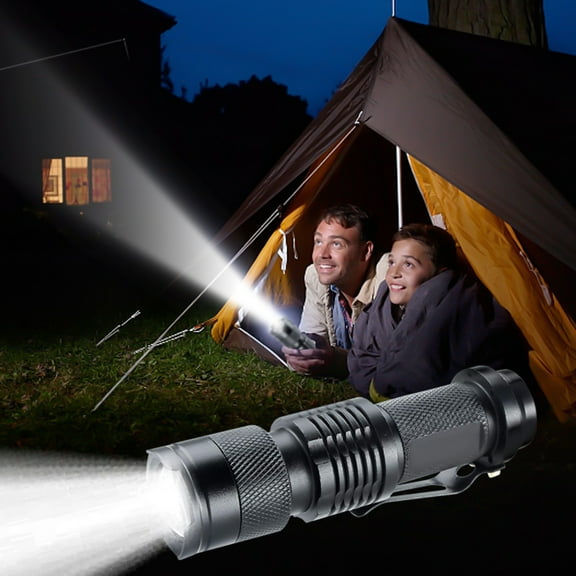 TaTaai 1Pcs Small Mini LED Flashlight, Powerful Flashlights with Pocket Clip, Portable EDC Pen Flash Light for Gift, Emergency, Camping, Hiking