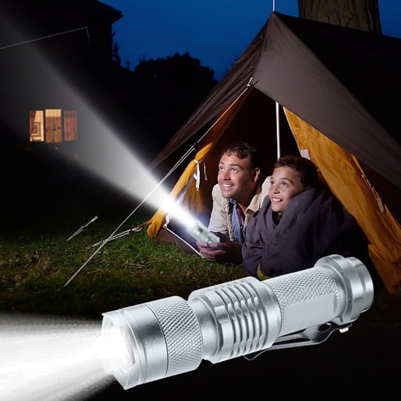 TaTaai 1Pcs Small Mini LED Flashlight, Powerful Flashlights with Pocket Clip, Portable EDC Pen Flash Light for Gift, Emergency, Camping, Hiking