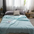 thumbnail image 1 of TaTaai 2Pcs Cotton Thicked Twin Blanket, Breathable Soft Blanket, All Season, 1 of 4