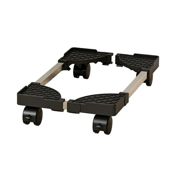 TaTaai 2Pcs Mobile CPU Stand Adjustable Computer Tower Stand with 4 Caster Wheels Fits Most PC