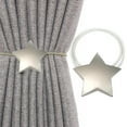thumbnail image 1 of TaTaai 2Pcs Strong Magnetic Curtain Tiebacks Outdoor Elegant Decorative Tie Backs Modern Rope Tiebacks for Drapes Window Curtain Holdbacks for Draperies- Star, 1 of 6
