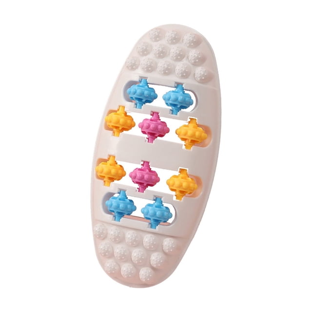 TaTaai 3Pcs Foot Massager Roller for Plantar Fasciitis Relief, Dual Foot Acupressure Therapy for Pain Relief, Stress Relief and Improved Circulation, Portable Reflexology Tool for Home and Office Use