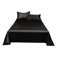 thumbnail image 1 of TaTaai 3Pcs Satin Sheet Set Queen Size - Silky Breathable Bedding With 1 Sheet & 2 Pillowcases, 1 of 8