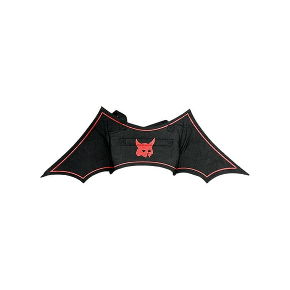 TaTaai 4Pcs Halloween Dog Bat Wings Costume, Pet Halloween Cosplay Party Dress Up Costume for Small Dogs and Cats