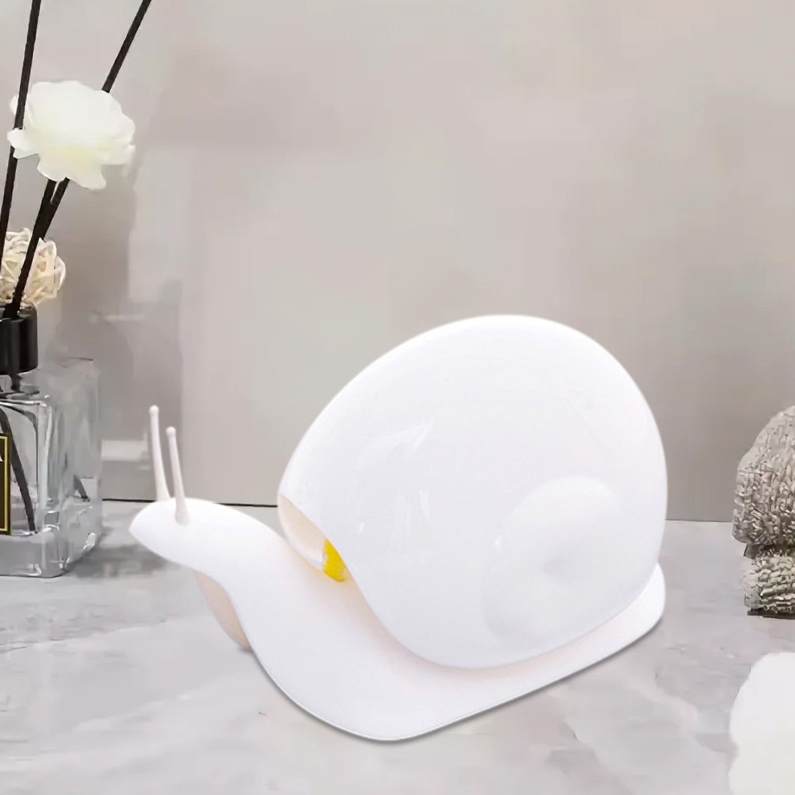 TaTaai 5Pcs Cute Snail Soap Dispenser - Hand Soap Pump for Bathroom & Kitchen, Lotion, Shampoo, Shower Gel Dispenser, Durable & Leak-Proof Design, Bathroom Accessories