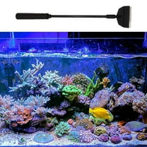 TaTaai 1Pcs Aquarium Siphon Vacuum Cleaner , Algae Scraper Cleaning Brush, Extendable Length for Fish Tank Cleaning