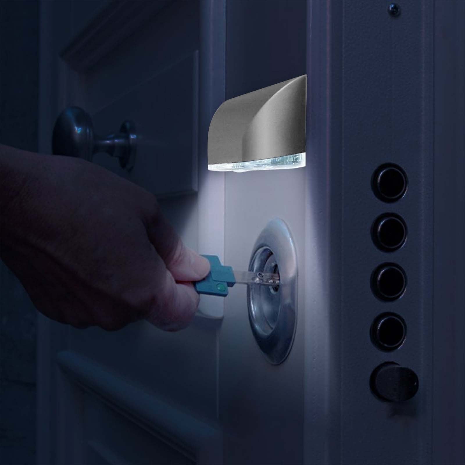 TaTaai 1Pcs Keyhole Light, Infrared IR Wireless Door Lock Lamp, Auto ...
