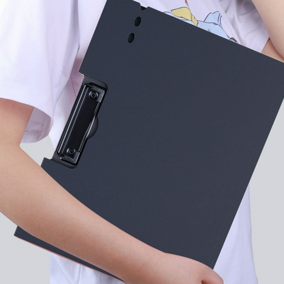 TaTaai 1Pcs Multi-Functional Portable A4 Clipboard with Storage File Holder and Document Organizer, Plastic Writing Board for Home, Office, School, and Meeting Use