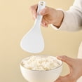 thumbnail image 1 of TaTaai 1Pcs Plastic Rice Paddle,Non Stick Standing Rice Spoon Scooper Spatula,Heat Resistant Rice Cooker Spoon, 1 of 5
