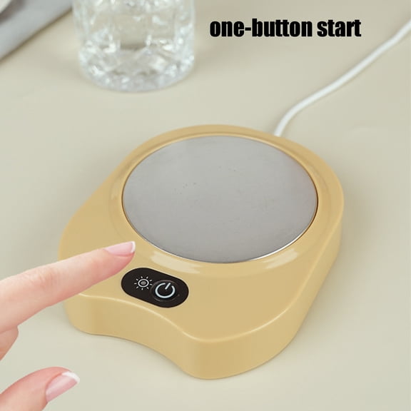 TaTaai 3Pcs Cup Warmer Heat Beverage Mug Mat Office Tea Coffee for Office Home Cocoa Tea Water Milk Heater Pad Hot Coffee Plate Accessories