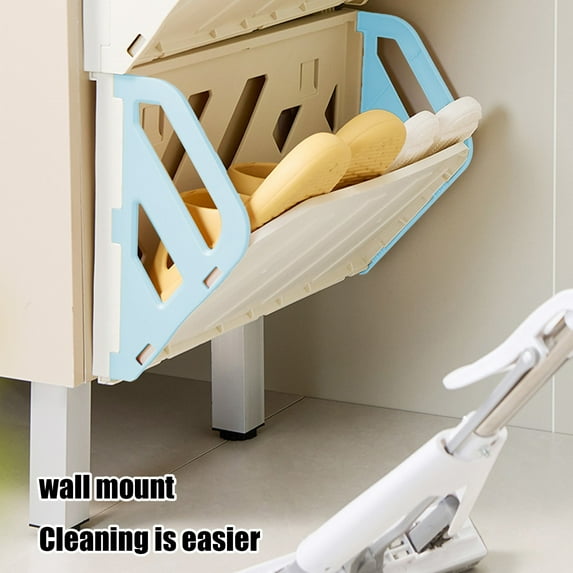 TaTaai Clearance 3Pcs Wall Mounted Shoe Rack, Strips shoe organizer Space Saving Wall Mount Shoe Storage for Camper shoe hanger