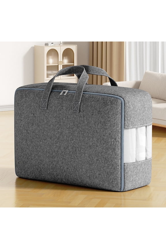 4Pcs Moving Bags Heavy Duty Extra Large Storage Tote for Space Saving, Traveling Organizer, with Zippers & Strong Carrying Handles Alternative to Moving Boxes, Packing Supplies