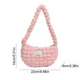 thumbnail image 1 of TaTaai 4Pcs Women Quilted Puffy Crossbody Bag for Women, Medium Cute Hobo Shoulder Purse Soft Fluffy Handbag for Daily Use, 1 of 5