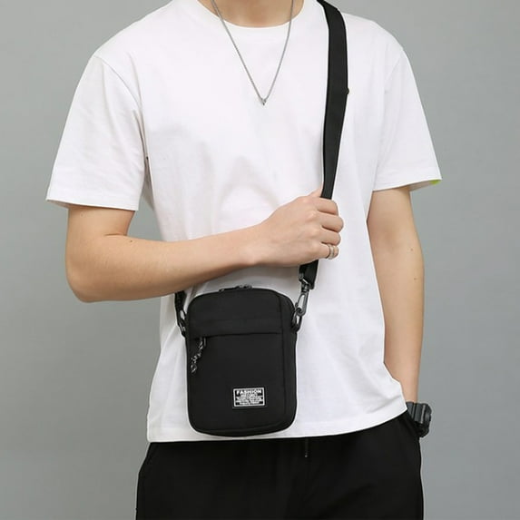 TaTaai 5Pcs Cell Phone Shoulder Bag for Men, Crossbody Purse Smartphone Shoulder Bags Waterproof Zipper Sling Messenger Bag