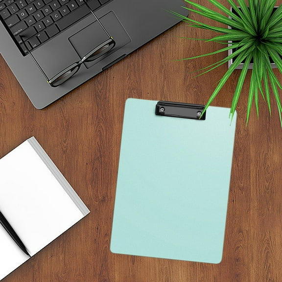 TaTaai 5Pcs Clip Boards, Heavy Duty Nursing Clipboard Folder, Plastic Clipboard for Women Teachers Work, School & Office Supplies