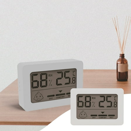 TaTaai 5Pcs Digital Hygrometer Indoor Thermometer Room Thermometer and Humidity Gauge